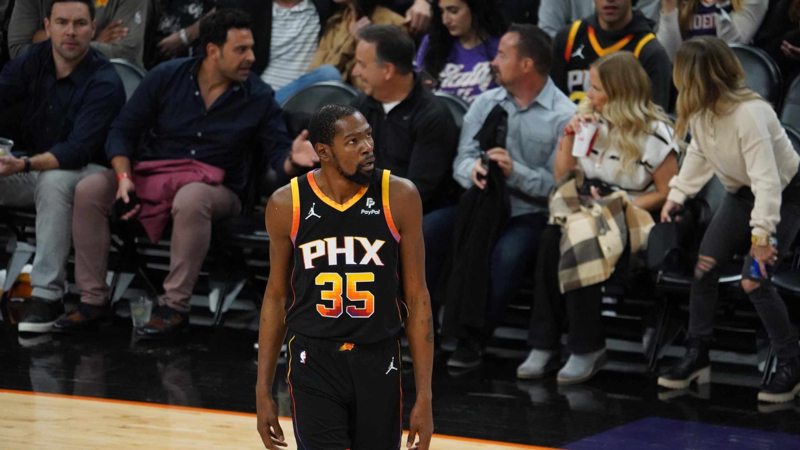 Phoenix Suns forward Kevin Durant on Friday, Dec. 1, 2023. (Jeremy Schnell/Arizona Sports)...