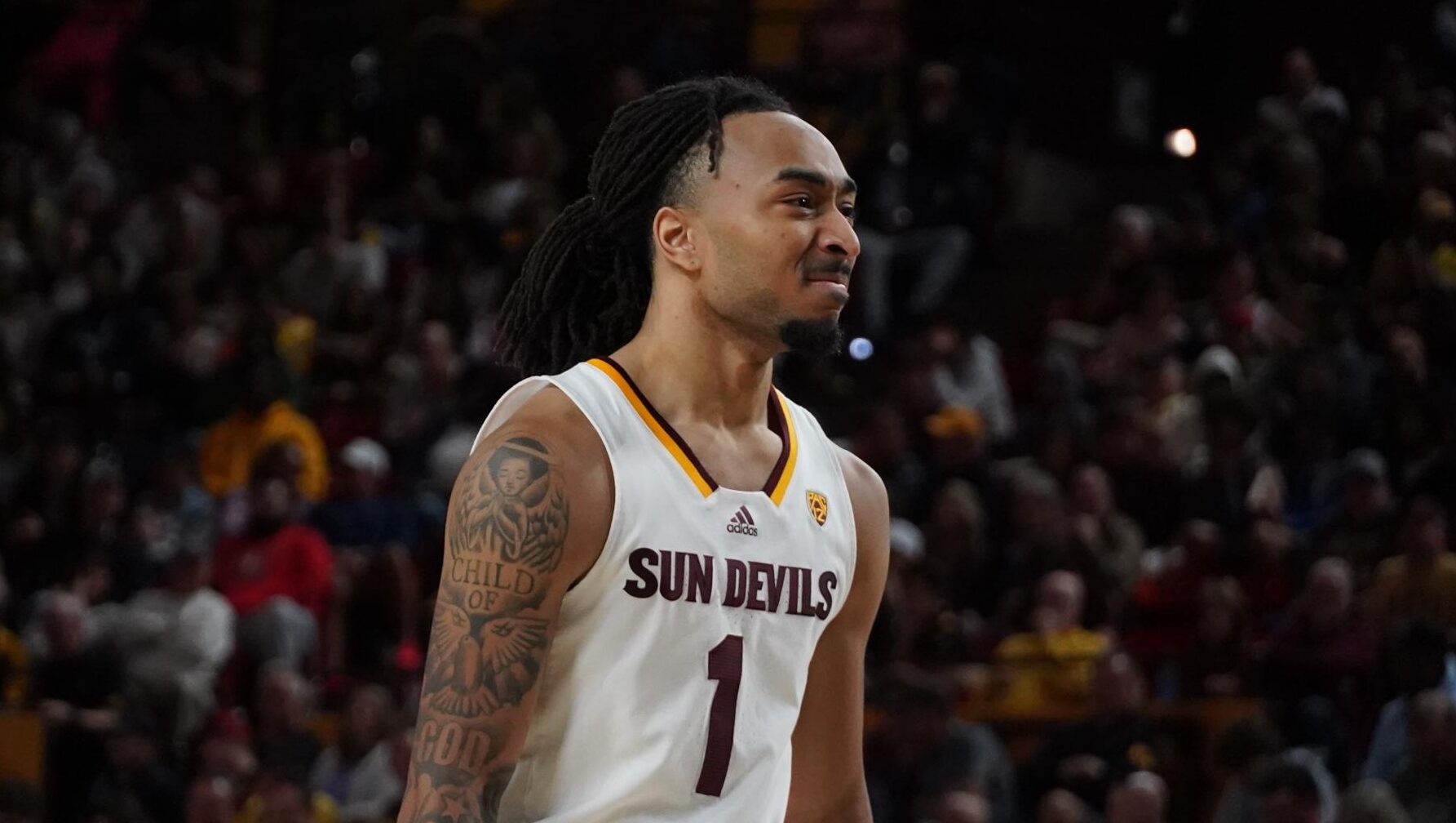 Frankie Collins spearheaded ASU's defense with six first half steals in a win against USC on Jan. 2...