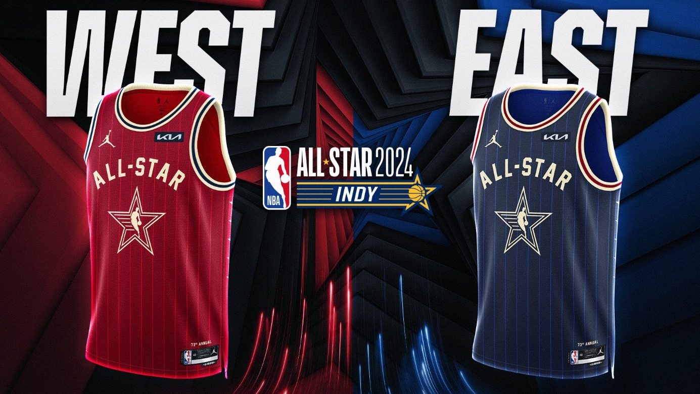 The 2024 NBA All-Star Game jerseys...