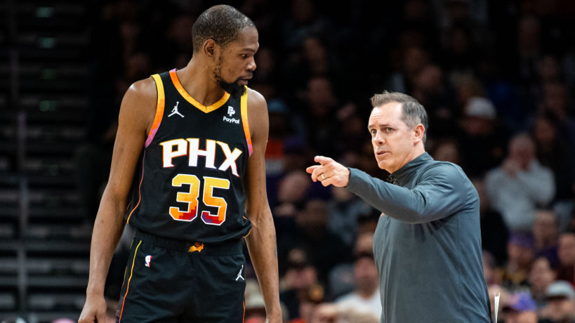 Kevin Durant and Frank Vogel, Phoenix Suns...