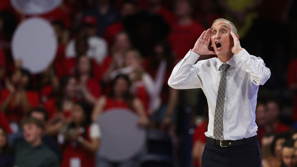 Head coach Bobby Hurley of the Arizona State Sun Devils. (Photo by Christian Petersen/Getty Images)...