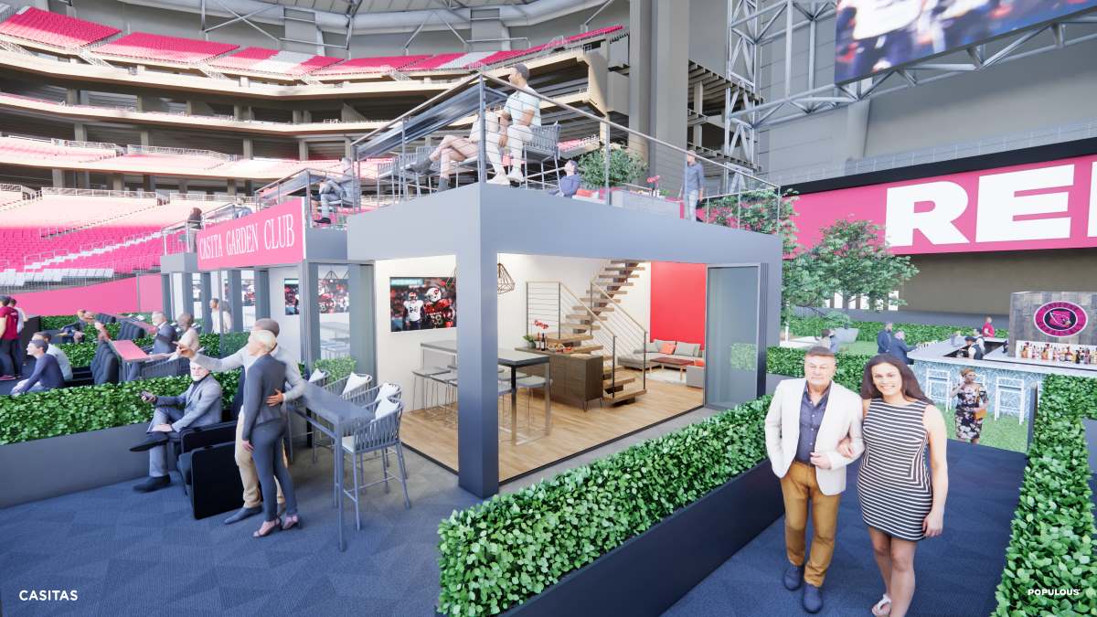Arizona Cardinals' new suite options at State Farm Stadium include casitas