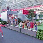 Casita Garden Club that is part of the Arizona Cardinals new luxury suite and seating options at State Farm Stadium
