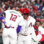 Lourdes Gurriel Jr. in the Arizona Diamondbacks' 2024 Opening Day game against the Colorado Rockies on Thursday, March 28 at Chase Field.