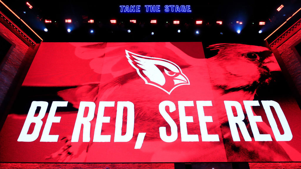 A general view as the Arizona Cardinals make their draft pick during the first round of the 2019 NF...