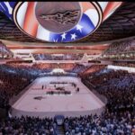 Leaked renderings of a potential Arizona Coyotes arena in Phoenix. (Arizona Coyotes app)