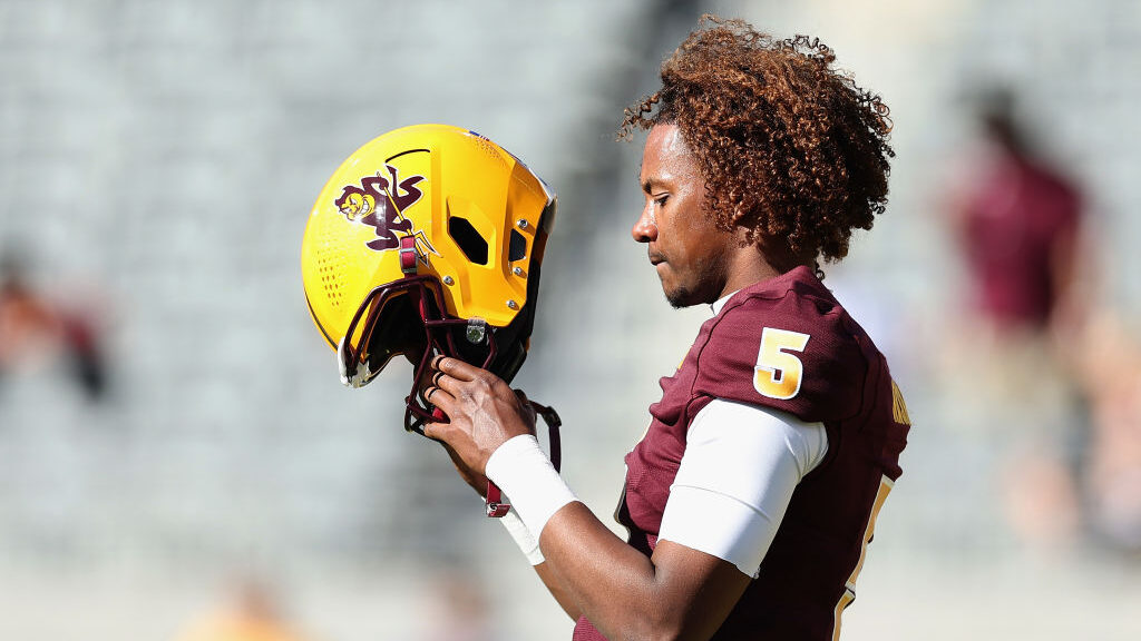 Arizona State QB Jaden Rashada...