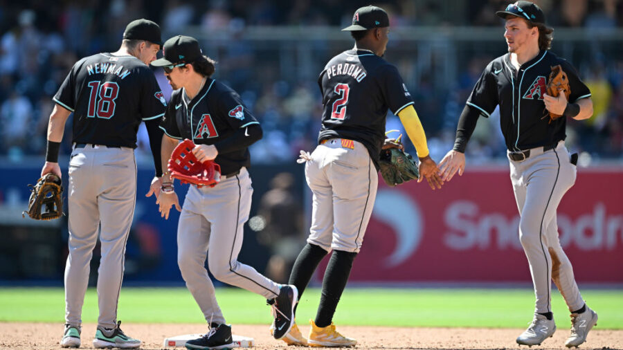 Diamondbacks standings in the NL West and NL Wild Card