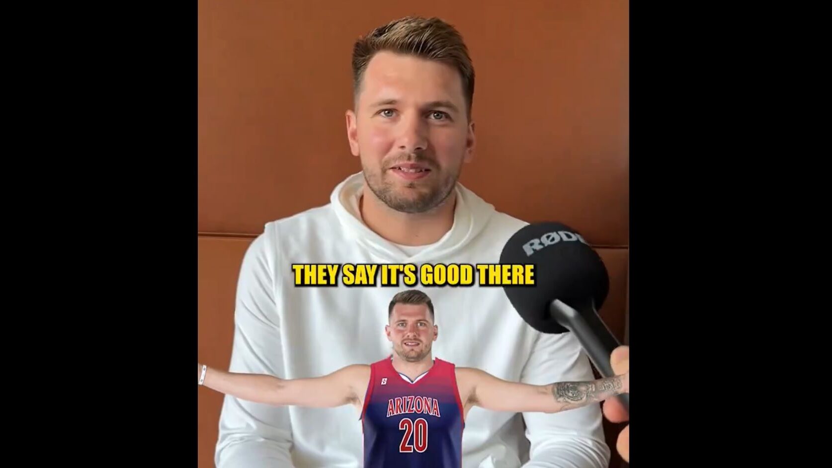 Luka Doncic says he would have gone to college at Arizona...