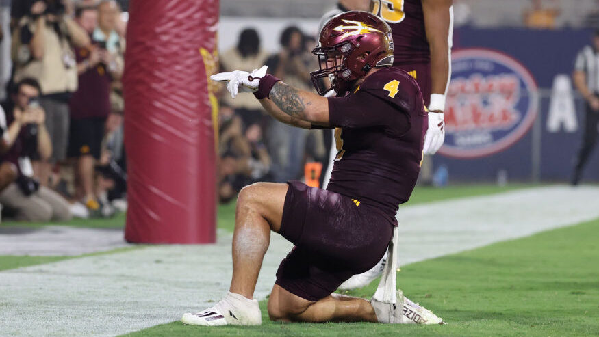 ASU's Cam Skattebo and Sam Leavitt, Arizona's Tyler Loop win Big 12 weekly awards