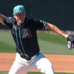 Pitcher Paul Sewald of the Arizona Diamondbacks during spring training at Salt River Fields (Arizona Sports Photo/Alex Weiner)