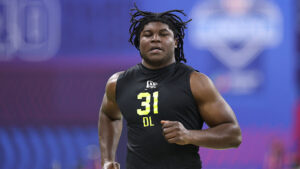 Which prospects have met with Cardinals this NFL Draft Combine?