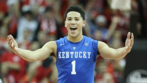 Denim shoes? Denim basketball uniforms? Latest Book 2 pays homage to Devin Booker’s alma mater