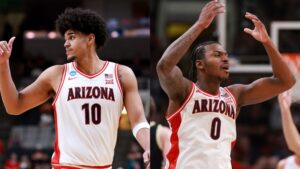 Koa Peat, Jaden Bradley named to NCAA Tournament West All-Region Team