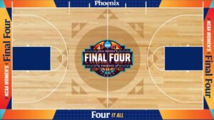 Women's Final Four court unveiled for 2026 NCAA Tournament wrapping up in Phoenix