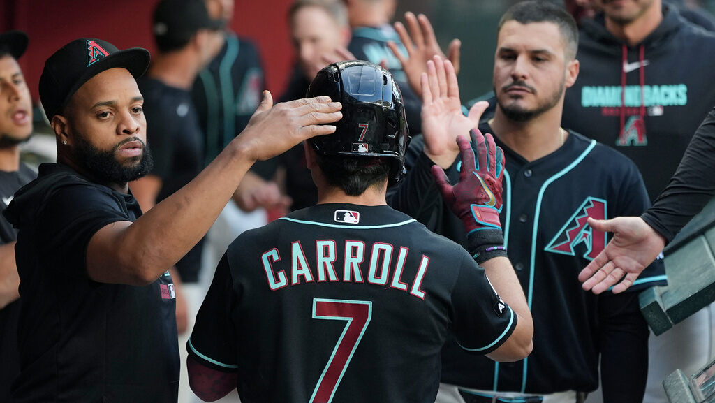 Arizona Diamondbacks' Corbin Carroll...