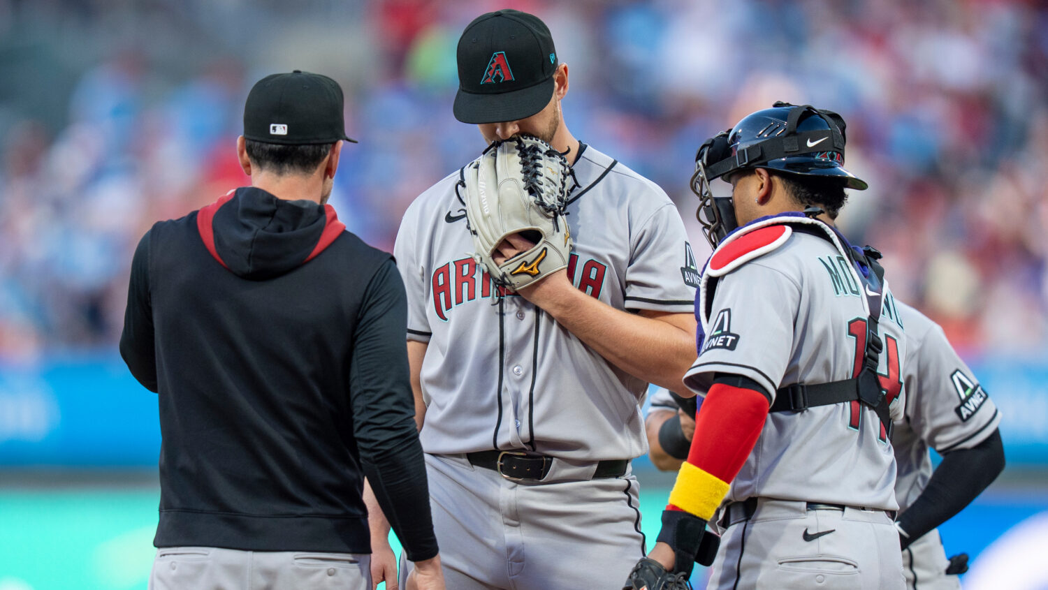 Arizona Diamondbacks starting pitcher Michael Soroka...
