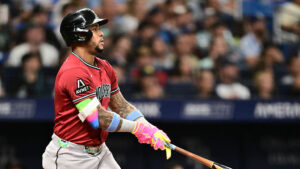 Diamondbacks unable to muster much offense in loss to Rays as team falls back to .500