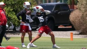 Cardinals not naming QB1 ahead of training camp, but competition has 'ramped up'