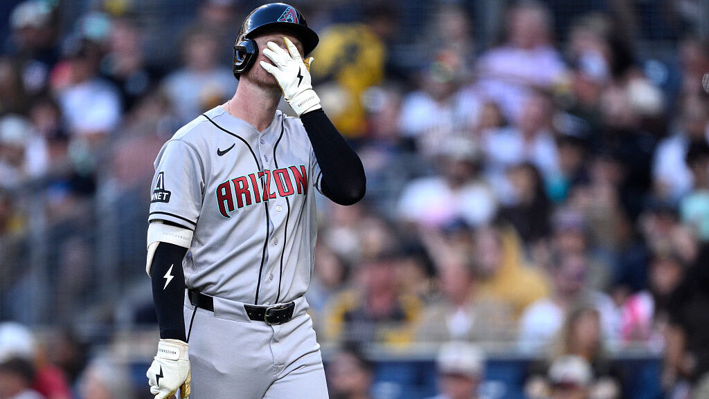 Pavin Smith #26 of the Arizona Diamondback...