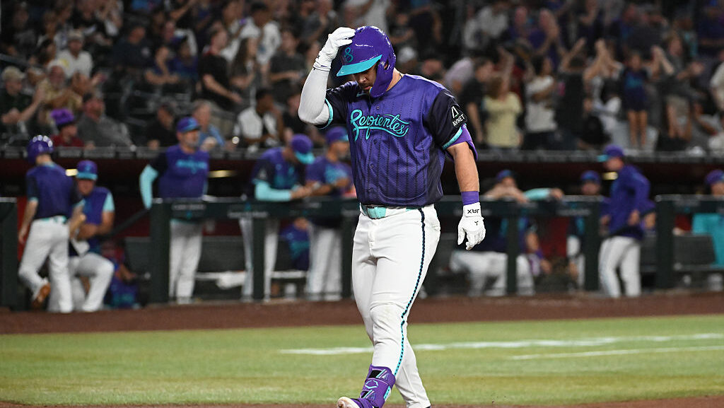 Tim Tawa #13 of the Arizona Diamondbacks...