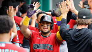 Diamondbacks in sole possession of 2nd NL Wild Card after comeback win over Guardians