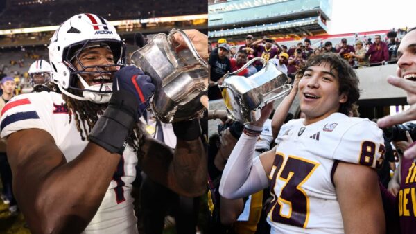 The NCAA authenticated the Arizona-Arizona State Territorial Cup as the oldest rivalry trophy in college football in 2001.