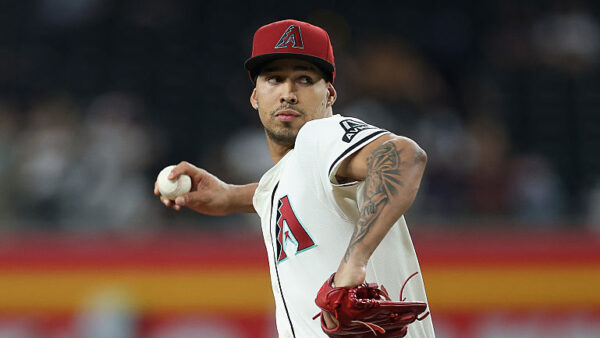 Relief pitcher Justin Martinez #63 of the Arizona Diamondbacks