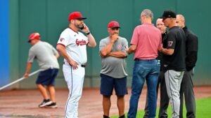 Diamondbacks unable to get to Gavin Williams ahead of rain delay in disjointed loss to Guardians