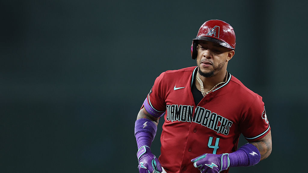 Ketel Marte out of D-backs lineup...