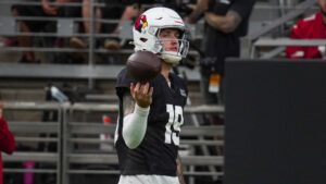‘He just makes it look smooth and easy’: Carson Beck ends Red & White Practice with a bang