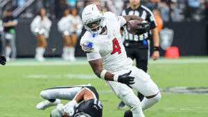 Cardinals’ Jeremiyah Love out this week with ankle injury