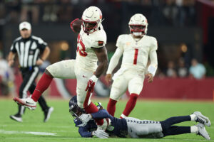 Trey Benson’s mysterious training camp absence has been solved