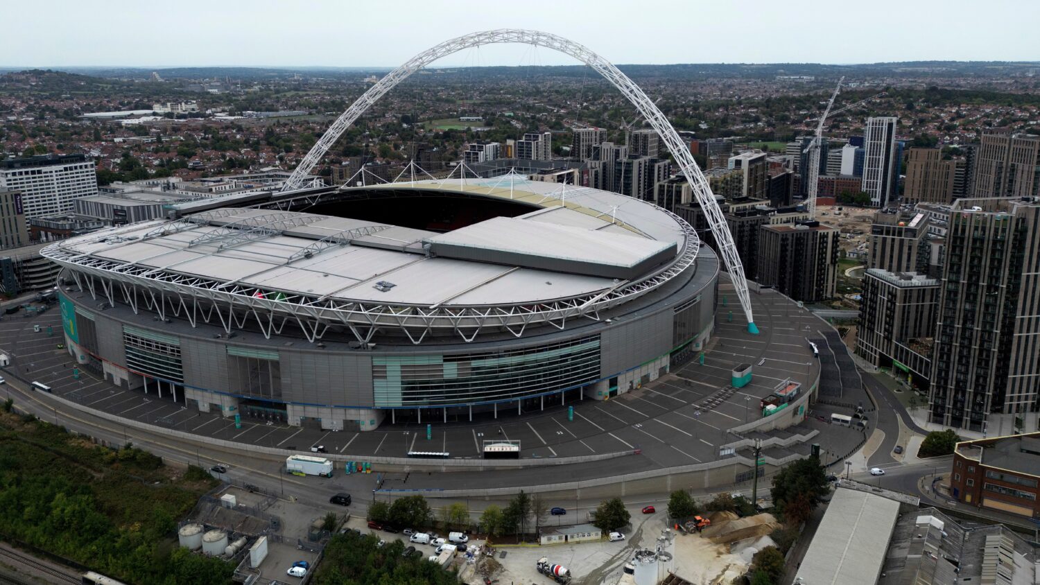 ASU and Kansas sightsee ahead of Union Jack Classic at Wembley Stadium...