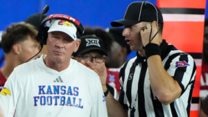 Lance Leipold discounts talk of Kansas edge ahead of London game against Arizona State