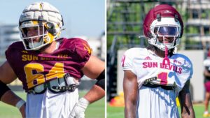 ASU OL Wade Helton, CB Ashton Stamps leave game vs. Texas A&M with apparent injuries