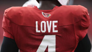 Jeremiyah Love (still) RB2? Cardinals Week 1 depth chart takeaways