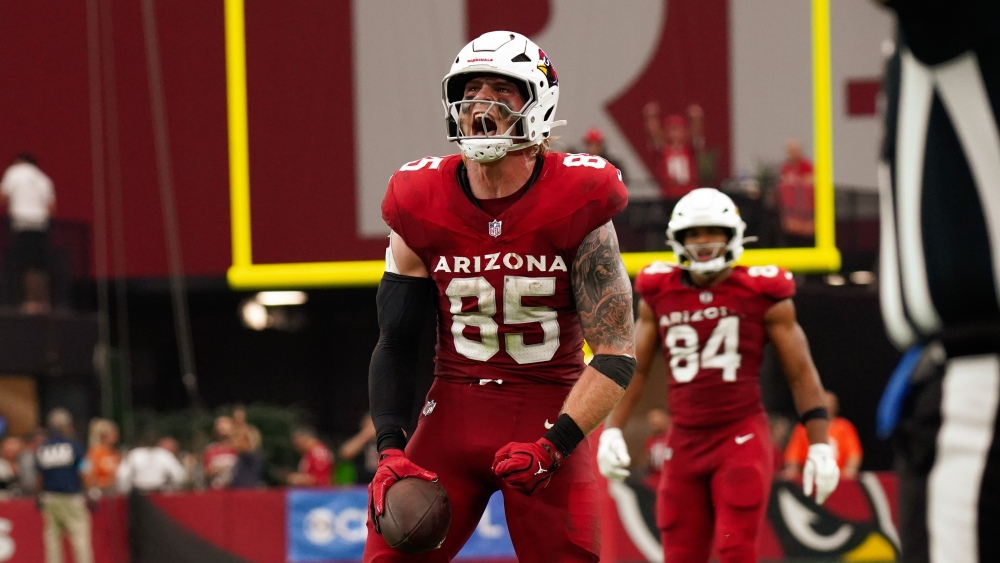 Trey McBride climbs up NFL record book, hurdles on National Tight Ends day