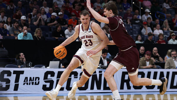 Paulius Murauskas #23 formerly of the Saint Mary's Gaels, now with the Arizona State Sun Devils.