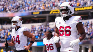 Jayden Williams to slot in as Cardinals’ left tackle with Paris Johnson Jr. out for the year