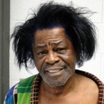 This is the quintessential picture of bed head. Clearly, the Godfather of Soul had just got out bed before his arrest, as evidenced by his robe. (AP)