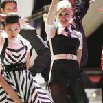 March 28: Grammy Award-winning artist Gwen Stefani and dancers perform "The Sweet Escape" on "American Idol." Earlier in the week, she mentored the television talent show contestants. (Associated Press)