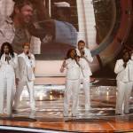 April 25: The six "American Idol" finalists perform on "Idol Gives Back." (Associated Press)