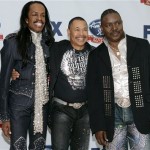 April 25: The music group Earth, Wind & Fire poses for photographers in the photo room at the "Idol Gives Back" fundraising special. (Associated Press)