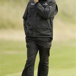 Padraig Harrington of Ireland is seen during practice for the British Open Golf championship, at the Royal Birkdale golf course, Southport, England, Wednesday, July 16, 2008. (AP Photo/Matt Dunham)