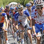 Denis Menchov of Russia, left, Christian Vandevelde of the U.S., center, and Bernhard Kohl of Austria, climb Croix de Fer pass during the 17th stage of the Tour de France cycling race between Embrun and l'Alpe-d'Huez, French Alps, Wednesday.
