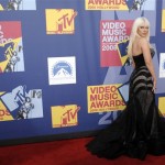 Christina Aguilera arrives at the 2008 MTV Video Music Awards held at Paramount Pictures Studio Lot on Sunday, Sept. 7, 2008, in Los Angeles. (AP Photo/Chris Pizzello)
