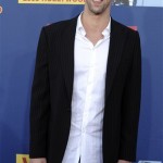 Olympic gold medalist Michael Phelps arrives at the 2008 MTV Video Music Awards held at Paramount Pictures Studio Lot on Sunday, Sept. 7, 2008, in Los Angeles. (AP Photo/Chris Pizzello)
