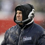 New England Patriots coach Bill Belichick watches the Patriots' 44-7 win in an NFL football game against the Arizona Cardinals in Foxborough, Mass., Sunday, Dec. 21, 2008. (AP Photo/Winslow Townson)