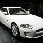 The Jaguar XKR is introduced at the North American International Auto Show Sunday, Jan. 11, 2009 in Detroit. (AP Photo/Carlos Osorio)